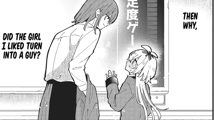 The whole class has transitioned? You can only leave once your wish comes true? Now that I’m a girl,