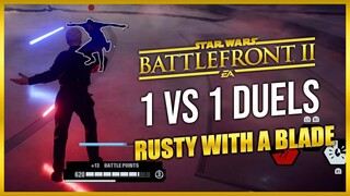 This Is What Rusty Dueling Looks Like | Battlefront 2 Lightsaber Duels Battlefront 2 Gameplay