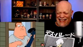 FAMILY GUY REACTION TRY NOT TO LAUGH | For The Millionth Time: Poor Joe! 😂😂