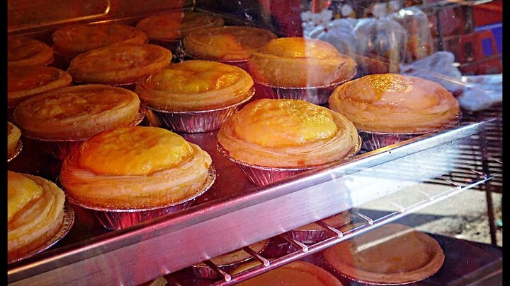 Egg Tart Thailand Street Food  에그타르트