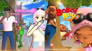 Tiru Aksi Boboiboy | Kue Yaya Bikin Gopal jadi gil4 | Sakura School simulator
