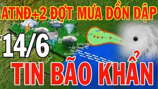 Dự báo thời tiết hôm nay và ngày mai 14/6/2024 | Dự báo thời tiết trong 3 ngày tới