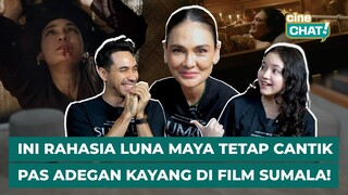 LUNA MAYA, DARIUS DAN MAKAYLA FULL EFFORT SAMPAI ADA YANG MAKAN AYAM MENTAH! | Cine-Chat Film Sumala