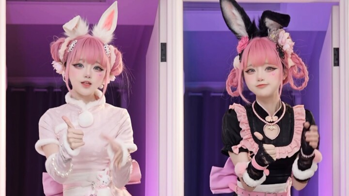 Is it the white rabbit or the black rabbit?