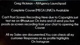 Greg Hickman Course AltAgency Launchpad download