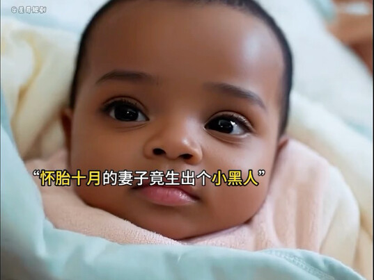 Vợ mang thai 10 tháng bỗng sinh ra một em bé da đen!!!!