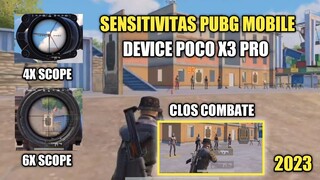 Setingan PUBG Mobile POCO X3 PRO Terbaik 2023 + Sensitivitas Gyro ALL | BY SI TAMPAN