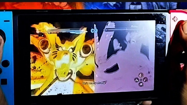 Naruto Mode Kyubi VS Madara Uchiha