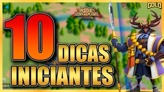 10 Dicas ESSENCIAIS para jogadores INICIANTES em Rise of Kingdoms