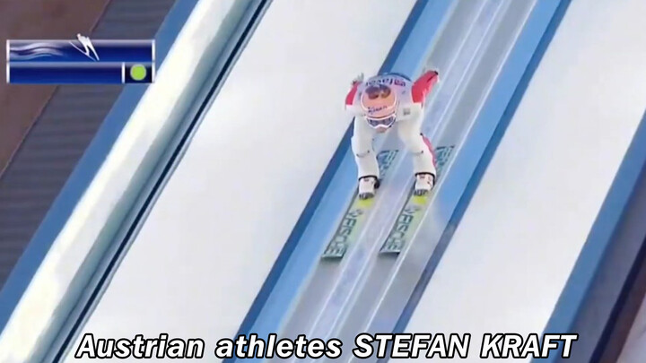 [Sports]Excellent Austrian contestant Stephan Kraft in ski jumping