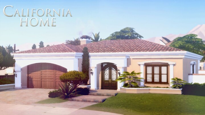 California Dream Home 🏜️ | The Sims 4 Speed Build | No CC + Download Links