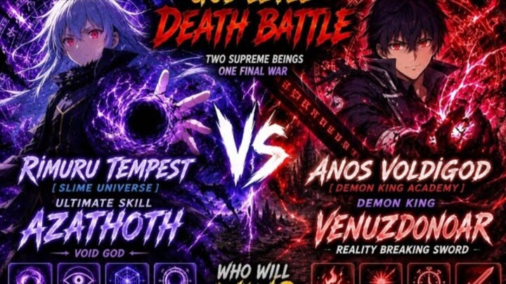Rimuru Tempest vs Anos Voldigoad Power Comparison & Death Battle