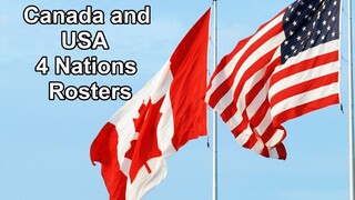 4-Nations Rosters for Canada and USA Revealed