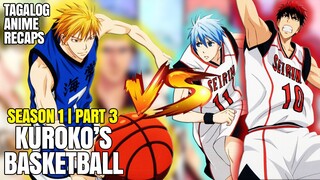 Seirin High vs Kaijo High | Kuroko at Kagami laban sa Generation of Miracles Kise | #tagaloganime