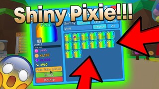 Making a SHINY PIXIE!! Pet in Bubble Gum Simulator