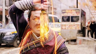 奇异博士：你幸福吗？王：我都忙得用脚开传送门了，没空谈恋爱！