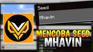 MENCOBA SEED "Mhavin" DI MCPE !!! Apakah cocok untuk survival ?! 😱