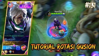 TUTORIAL ROTASI GUSION DI PATCH TERBARU | GUSION GAMEPLAY #131 | MOBILE LEGENDS BANG BANG