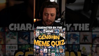 The FUNNIEST Genshin Impact Meme Quiz