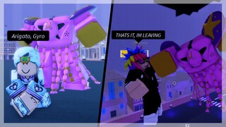 Tusk BEATDOWN Makes People RAGE QUIT on N the JOJO Game | Roblox |