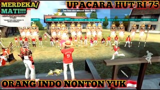 UPACARA PLAYER FF DI 17 AGUSTUS HUT INDONESIA FREE FIRE🇮🇩