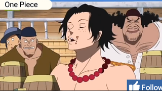 Ace và Luffy vừa ăn vừa ngủc đúng là anh em:))