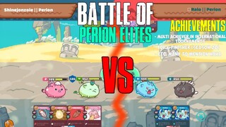 BATTLE OF PERION ELITE (RALO II PERION VS SHINEJONZOIE II PERION) AXIE INFINITY