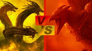 King Ghidorah vs Rodan (2019) | SPORE