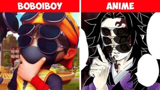 Persamaan Animasi BoBoiBoy Dengan Anime | BoBoiBoy X Anime