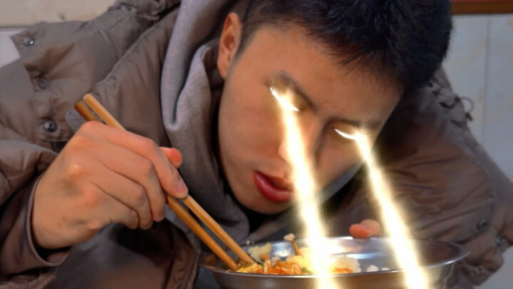 Here comes a big bowl of rice!