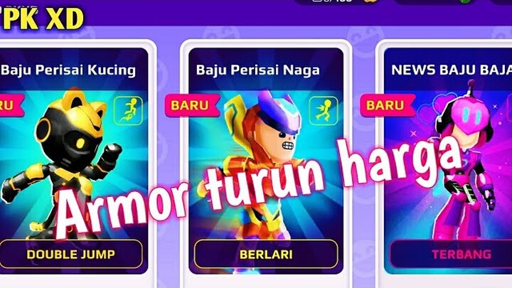 Armor, sepatu pelangi semua turun harga di PK XD