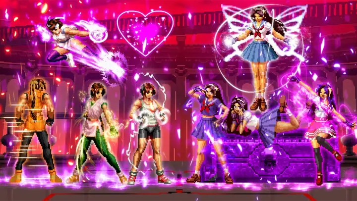 Yuri Team VS Athena Team | .M.U.G.E.N.