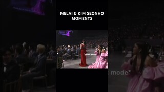 Melai Kim Seonho Moments AAA 2023 #aaa #aaa2023 #kimseonho #melai  #wonyoung #asiaartistawards