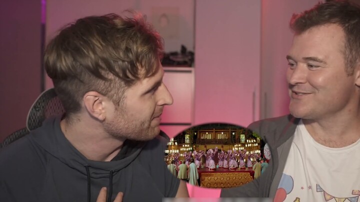 【Reaction】Two foreigners watching the Chinese style dance in "Dancing Thousand Years" yyds