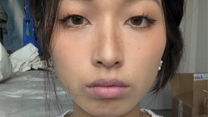The person’s fine; they’re just showing off their lip liner.