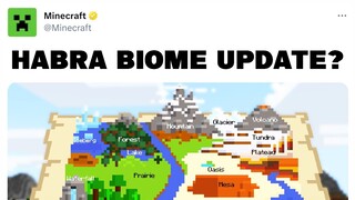 MOJANG MUESTRA una BIOME UPDATE!? NUEVOS MAPAS? - TEORÍA