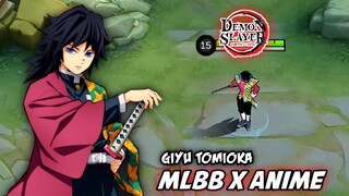 Ling As Giyu Skin! MLBB X DEMON SLAYER COLLABORATION