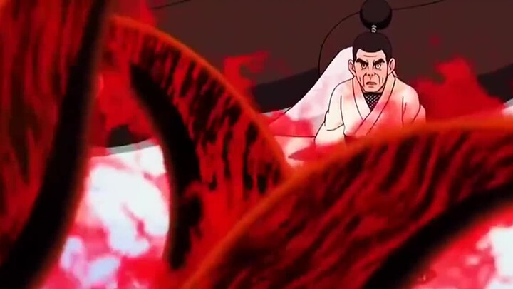 Naruto: Kisame and Samehada merged into a half-human shark, and the Eight-Tailed Killer Bee was no m