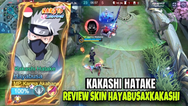 KAKASHI HATAKE REVIEW SKIN MEWAH HAYABUSA