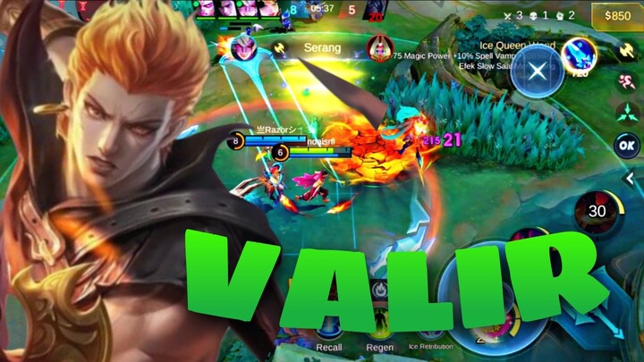 SUPER SLOWW BUILD VALIR GLOBAL 😈