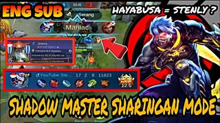 SOLO RANKED HAYABUSA KE GLOBAL PAKE SHARINGAN AUTO MANIAC ! Stenly Hayabusa Gameplay