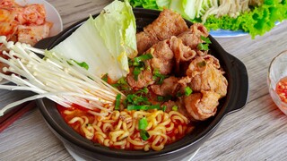 HANGCANCOOK || Cách nấu MÌ CAY đơn giản tại nhà, ngon như quán