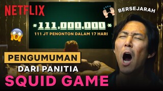 SQUID GAME DITONTON 111 JUTA ORANG CUMA DALAM 17 HARI. LUAR BIASA! | Squid Game