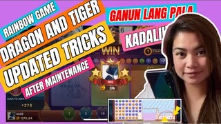 RAINBOW GAME DRAGON AND TIGER UPDATED TRICKS |DRAGON AND TIGER TRICKS AFTER MAINTENANCE 2021 PART 6