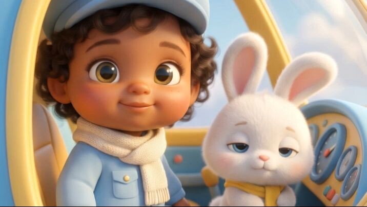 The Little Pilot and the Sleepy Bunny