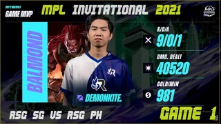 [TAGALOG] RSG PH VS RSG SG GAME 1 | MPL INVITATIONAL | DAY 2 | MPLI