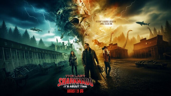 The Last Sharknado - Its About Time (2018) Sub Indo