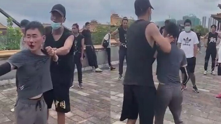 Ekip đoàn phim “Liên Hoa Lâu” đánh đập người chụp ảnh chui, cảnh tượng vô cùng bạo lực khiến người x