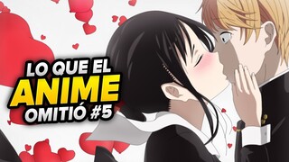 El BESO CENSURADO | Lo que el ANIME OMITIÓ (Parte 5) | Kaguya Sama Love is War