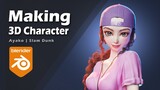 Making SLAM DUNK 3D Characters in Blender -AYAKO Process